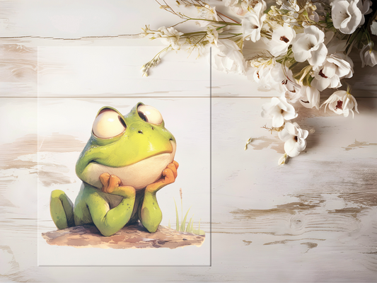 Bügelbild - Frosch #1573
