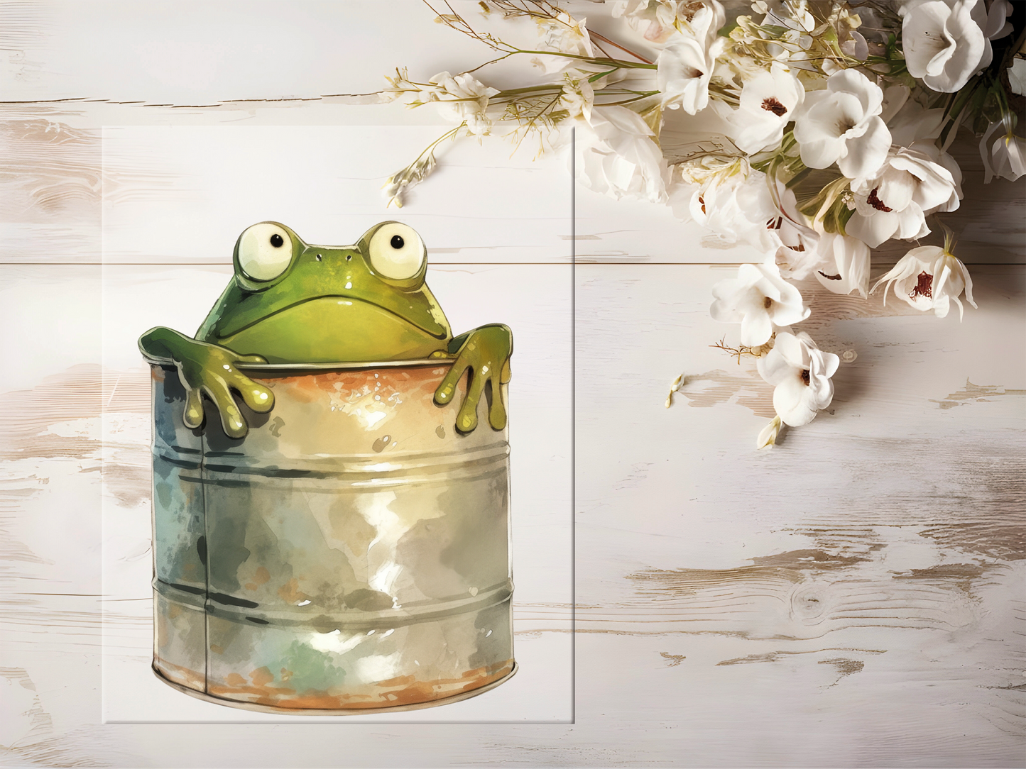 Bügelbild - Frosch #1575