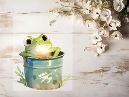 Bügelbild - Frosch #1576