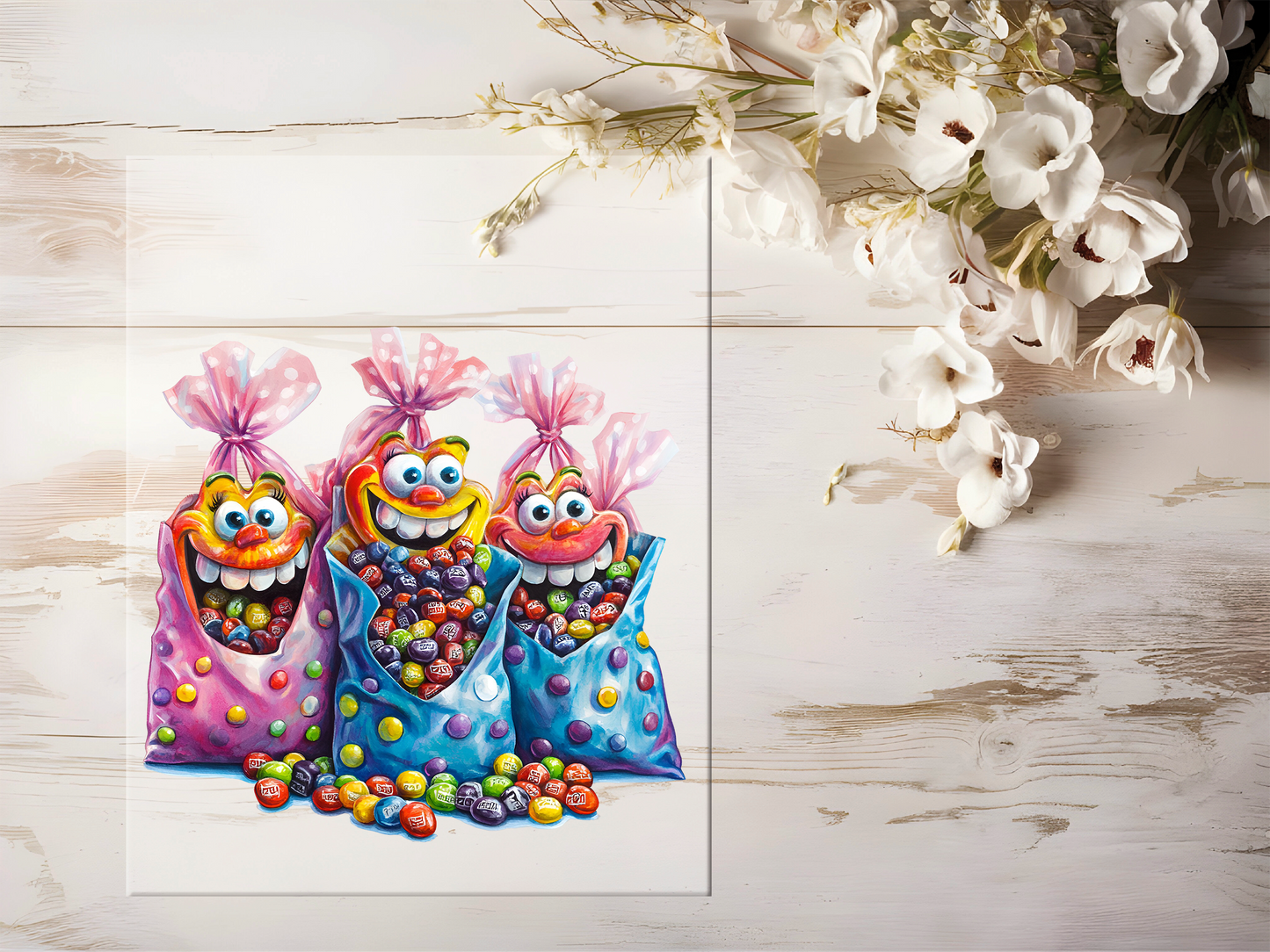 Bügelbild - Geburtstagstüten #1643