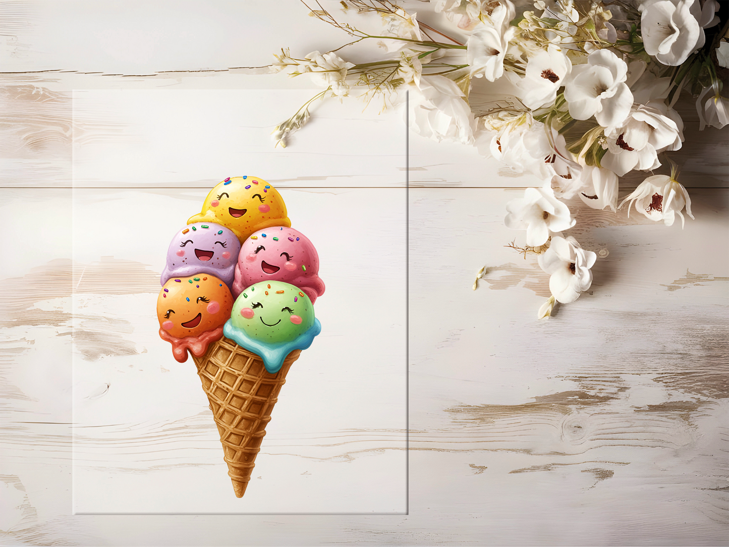 Bügelbild - Eis #1645