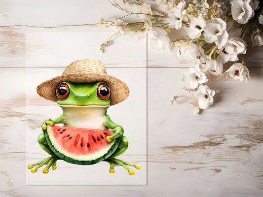 Bügelbild - Frosch #1665