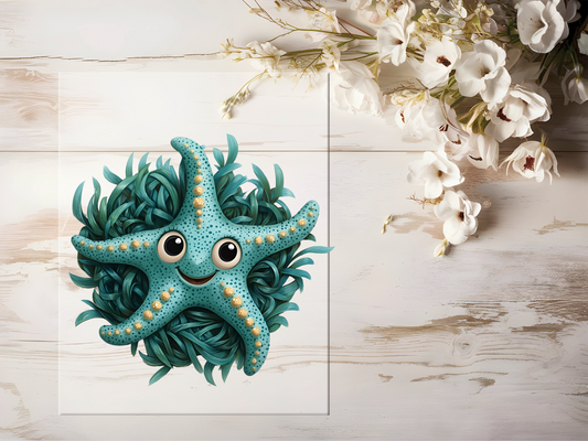 Bügelbild - Seestern #1669