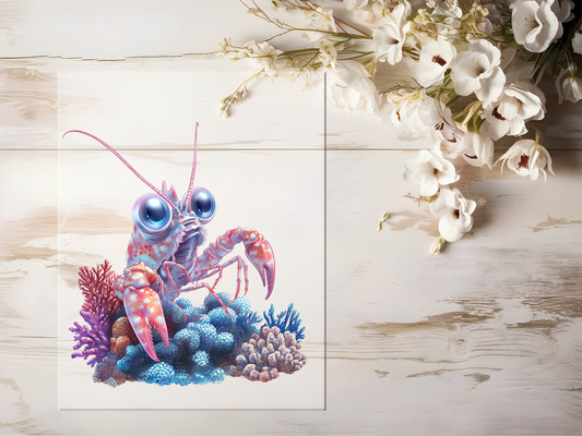 Bügelbild - Krabbe #1670