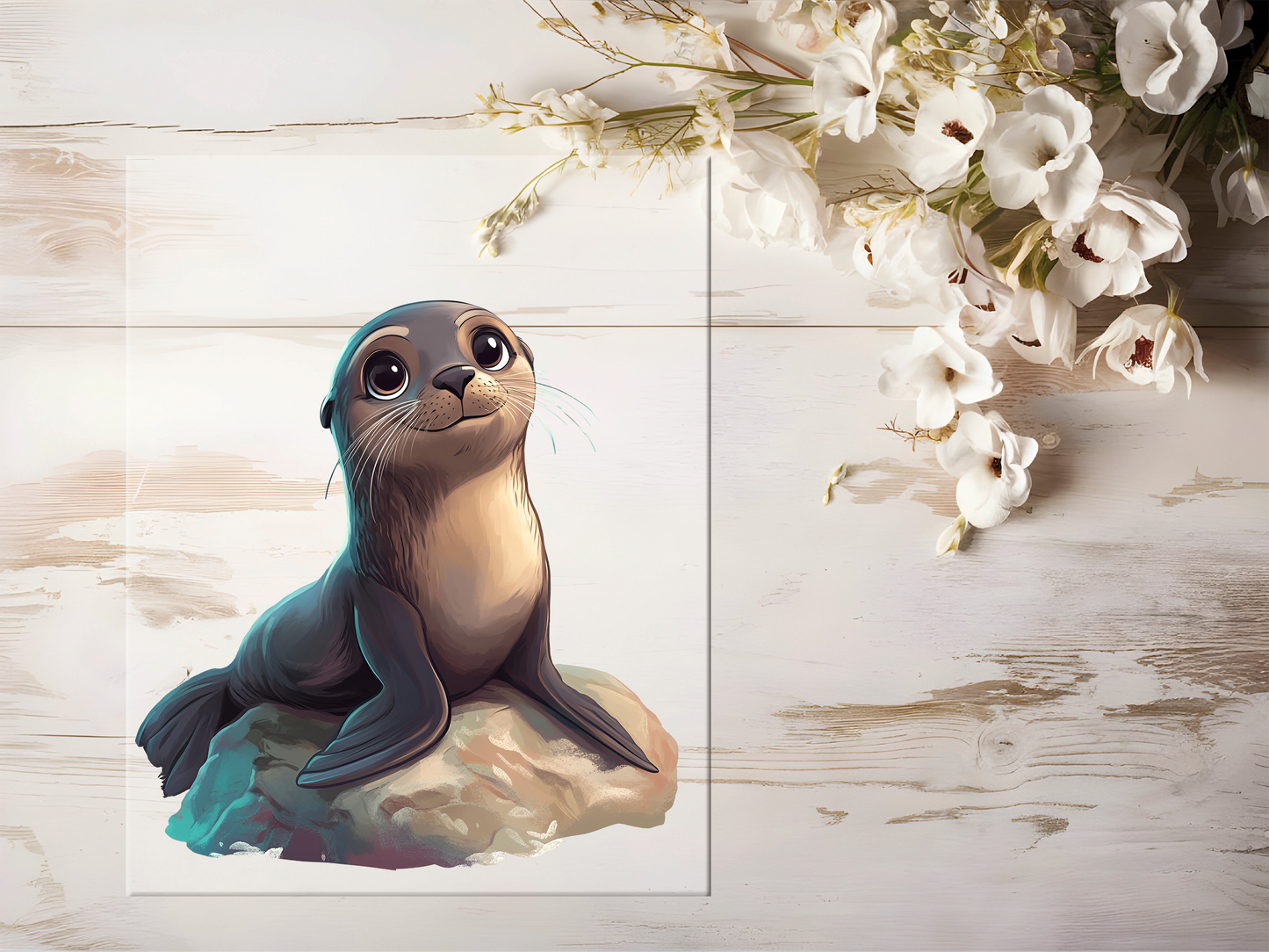 Bügelbild - Robbe #1674
