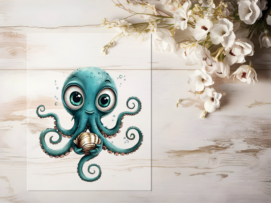 Bügelbild - Krake #1675