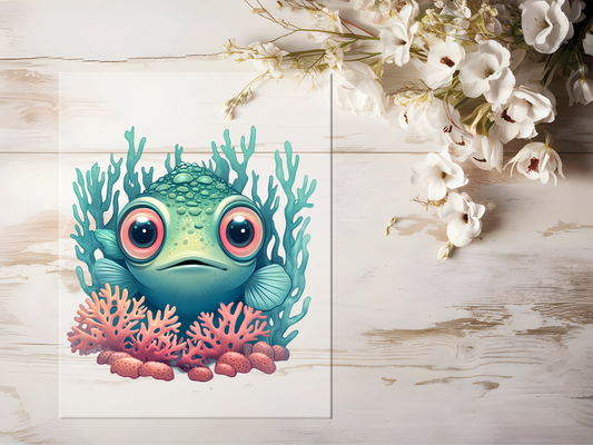 Bügelbild - Fisch #1678