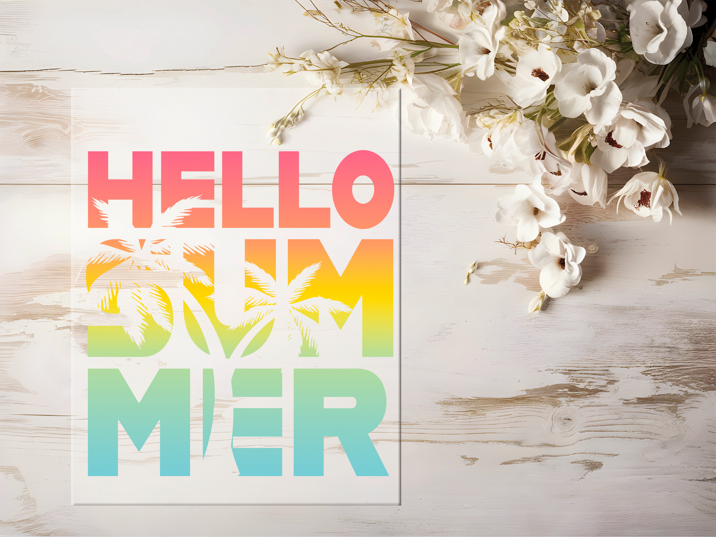 Bügelbild - Hello Summer #1846