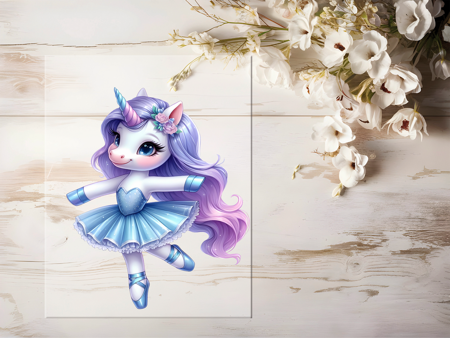 Bügelbild - Ballett Einhorn #1850