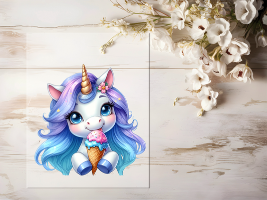 Bügelbild - Einhorn #1851