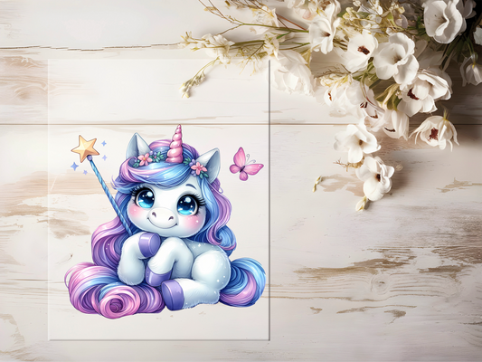 Bügelbild - Einhorn #1856