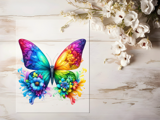 Bügelbild - Schmetterling #1879