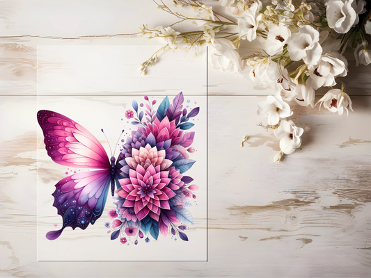 Bügelbild - Schmetterling #1882