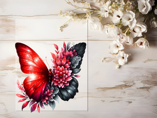 Bügelbild - Schmetterling #1898