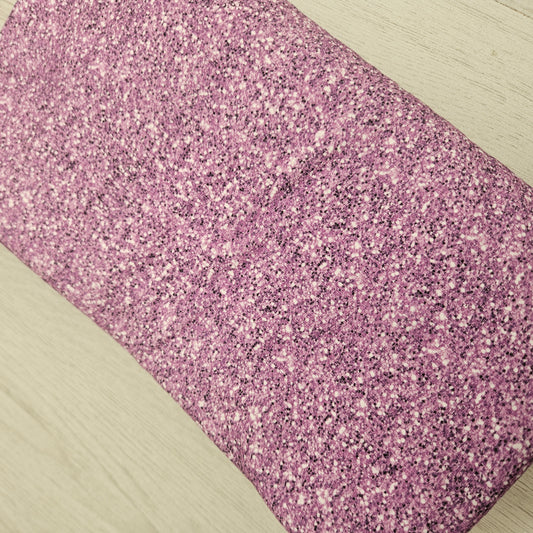 Sommersweat - FakeGlitzer lila 1m