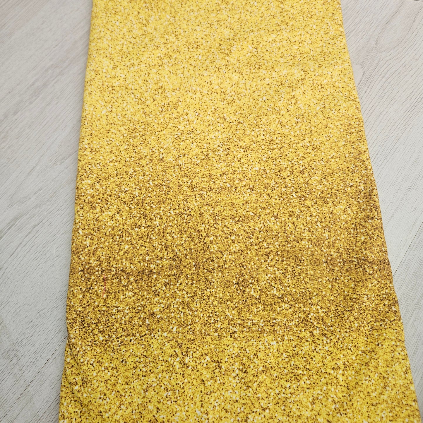 Sommersweat - FakeGlitzer Verlauf Gelb 1m