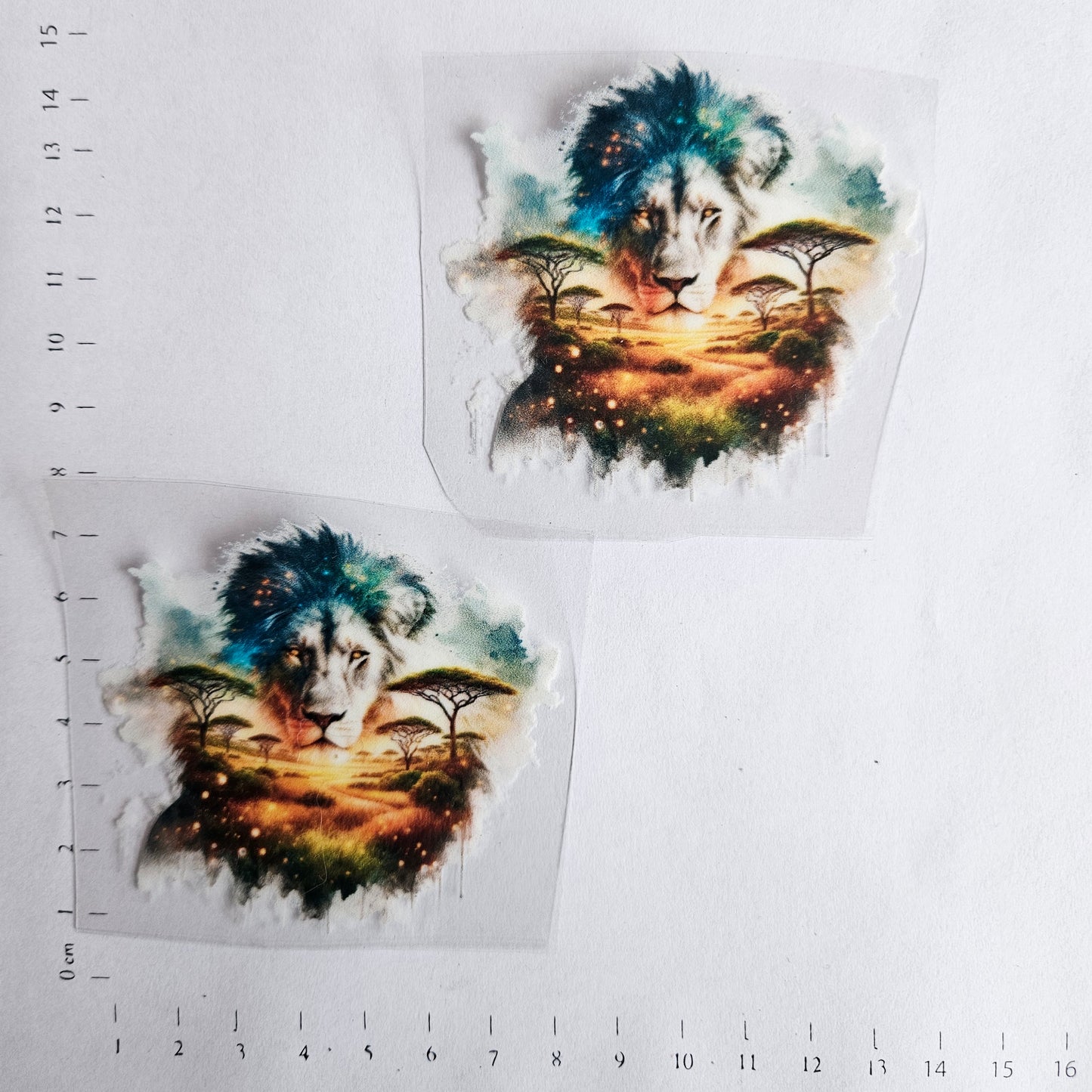 Rub On - 6cm - Löwe Landscape (1Stk)