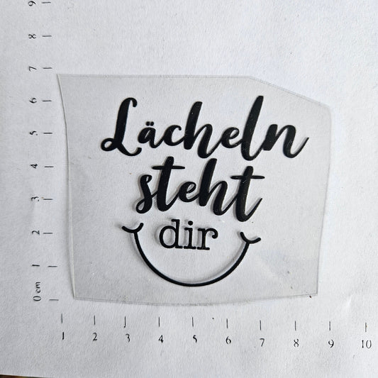 Rub On - 6cm - Lächeln