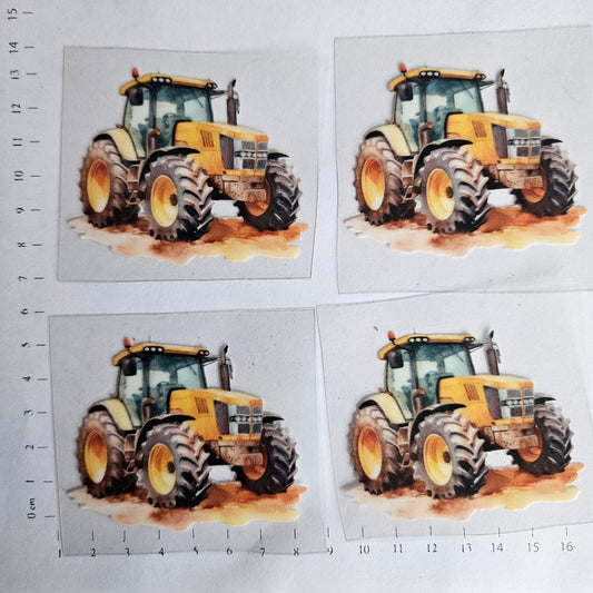 Rub On - 6cm - Traktor (1 Stk)