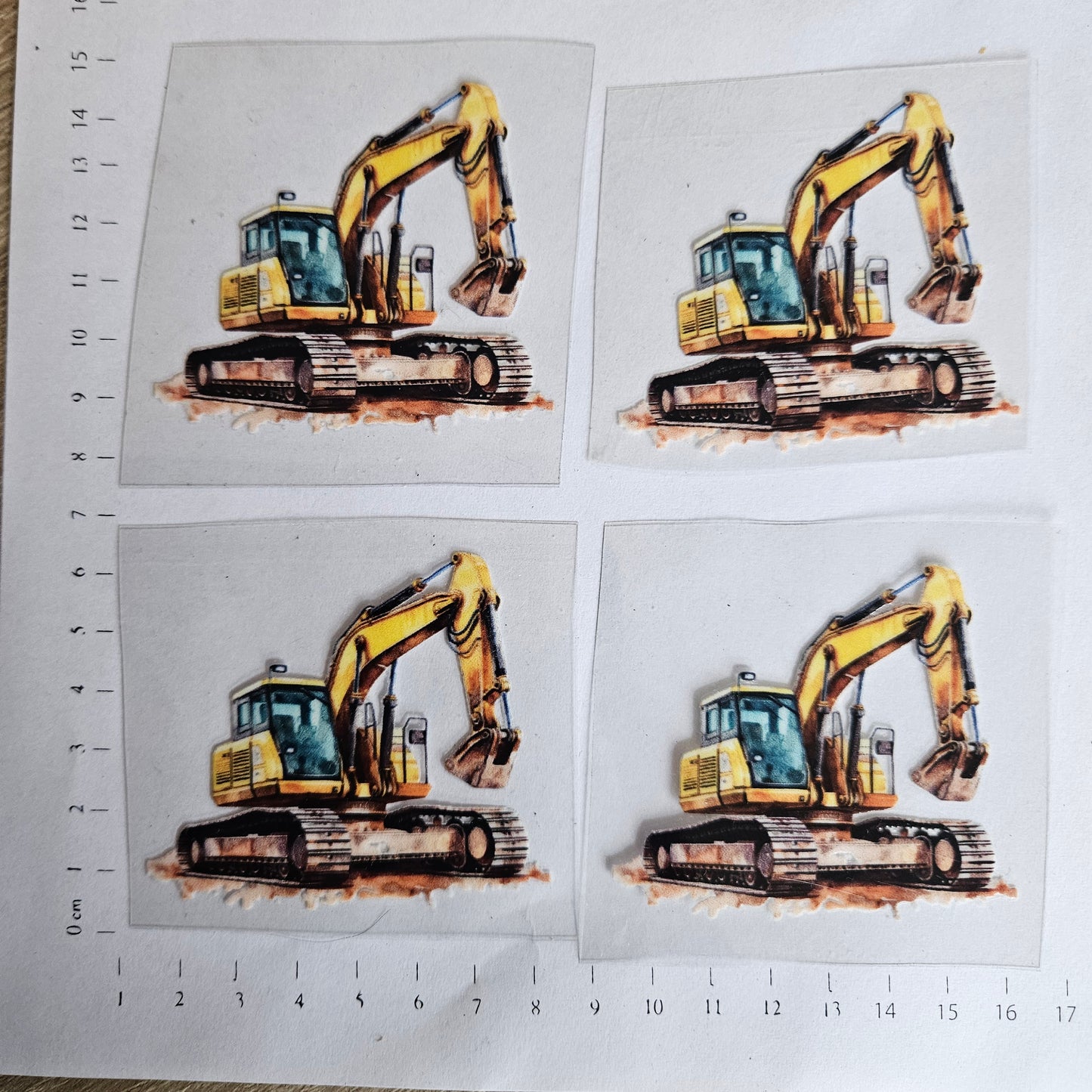Rub On - 6cm - Bagger (1Stk)
