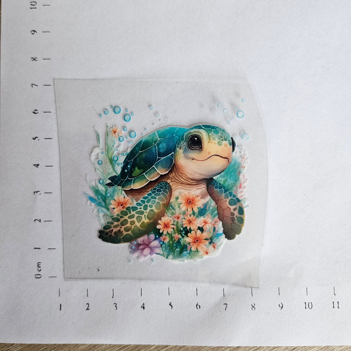 Rub On - 6cm - Schildkröte