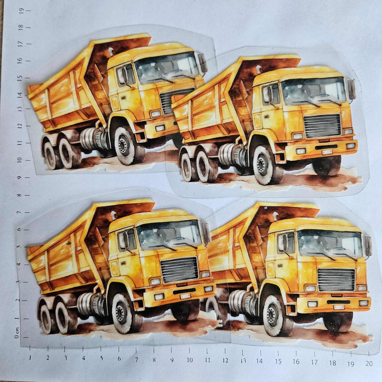 Rub On - 10cm - LKW (1Stk)