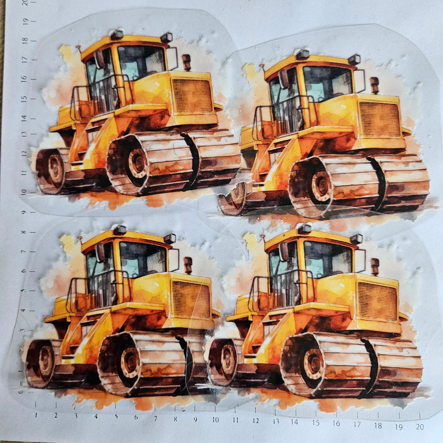 Rub On - 10cm - Planierwalze (1Stk)