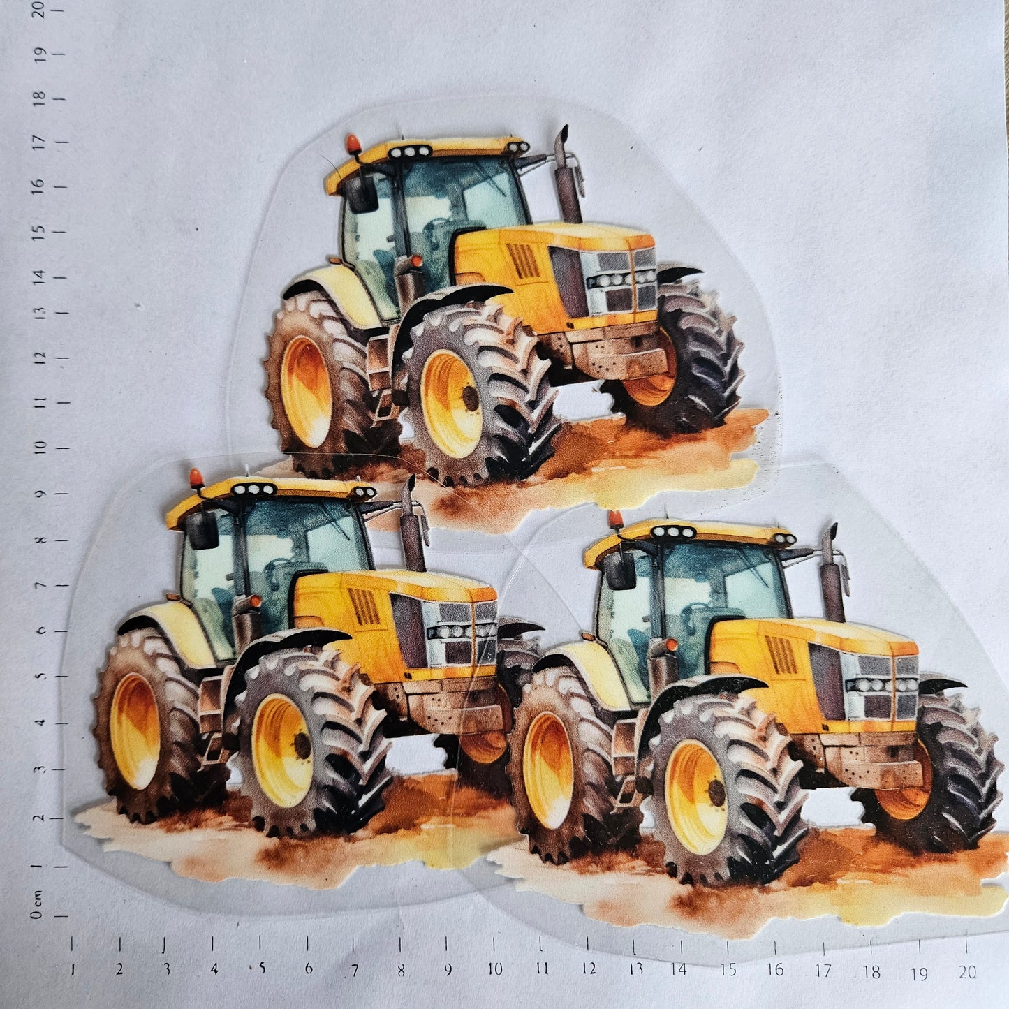 Rub On - 10cm - Traktor (1Stk)