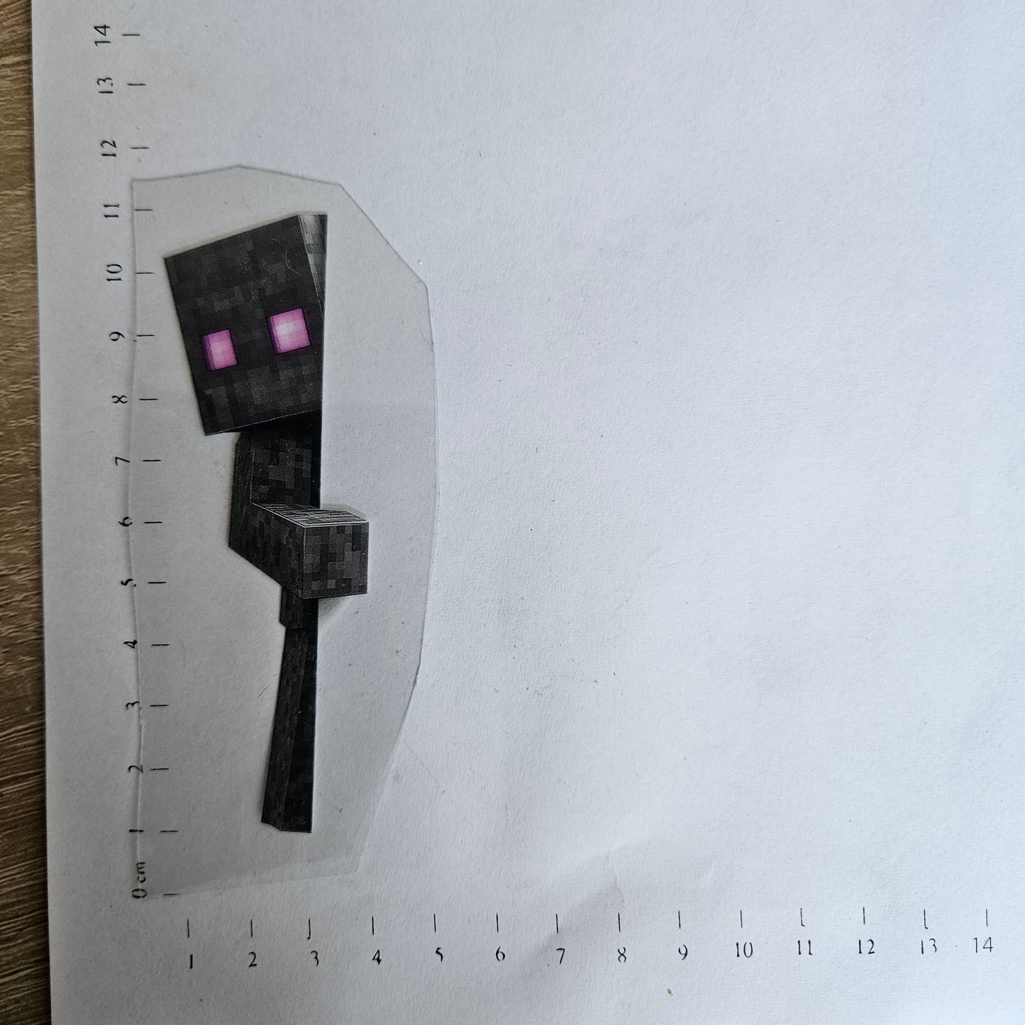 Rub On - 10cm - Pixel Endermensch (1Stk)