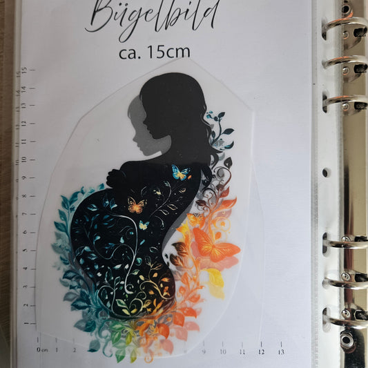 Bügelbild - ca. 15cm - Mutterliebe