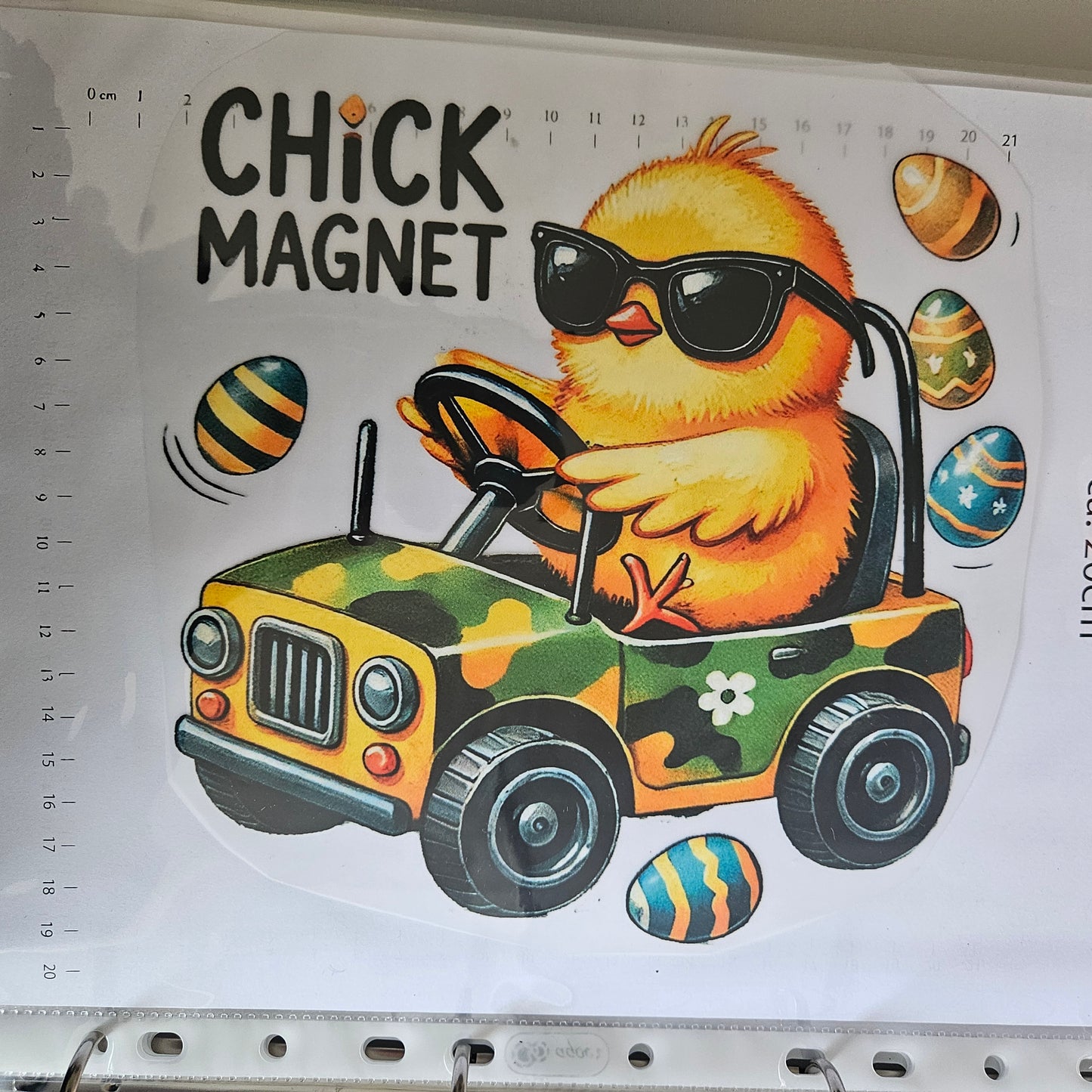 Bügelbild - ca. 20cm - Chick Magnet