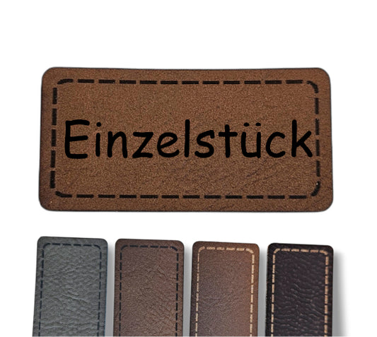Kunstleder Patch - Rechteck - Einzelstück 1