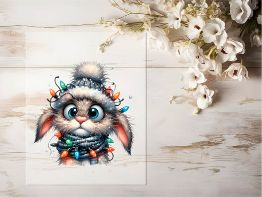 Bügelbild - Tollpatsch Hase #0611