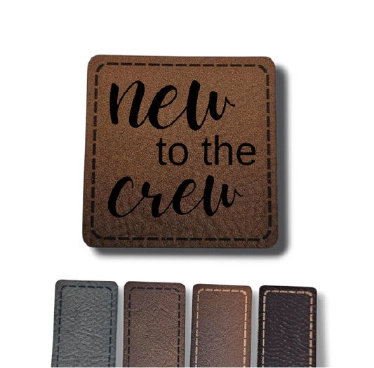 Kunstleder Patch - New to the crew