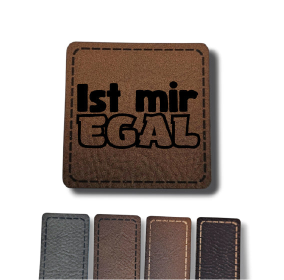 Kunstleder Patch - Ist mir EGAL
