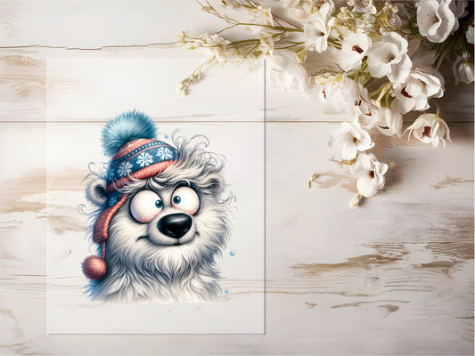 Bügelbild - Süßer Eisbär #0643