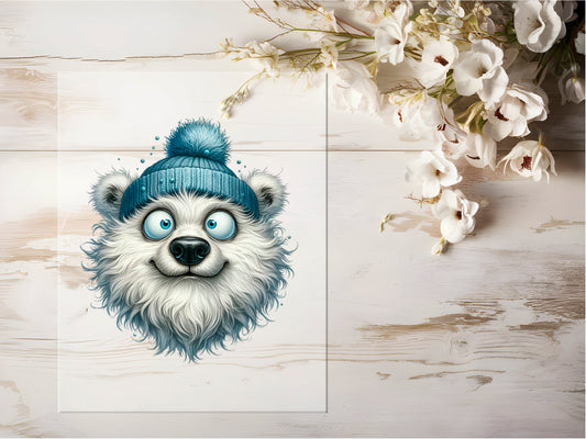 Bügelbild - Süßer Eisbär #0642