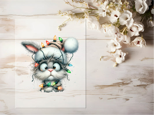 Bügelbild - Tollpatsch Hase #0616