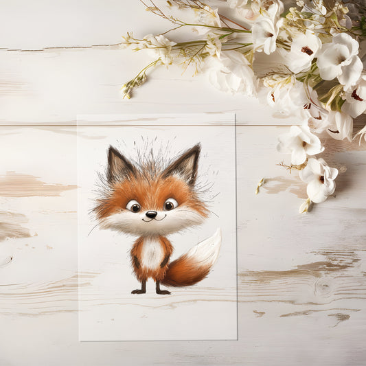 Bügelbild - Süßer Fuchs 1 #0503