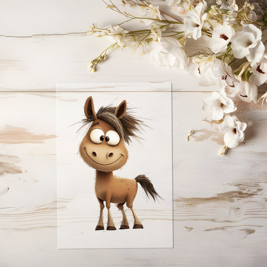 Bügelbild - Verrücktes Pferd 2 #0510