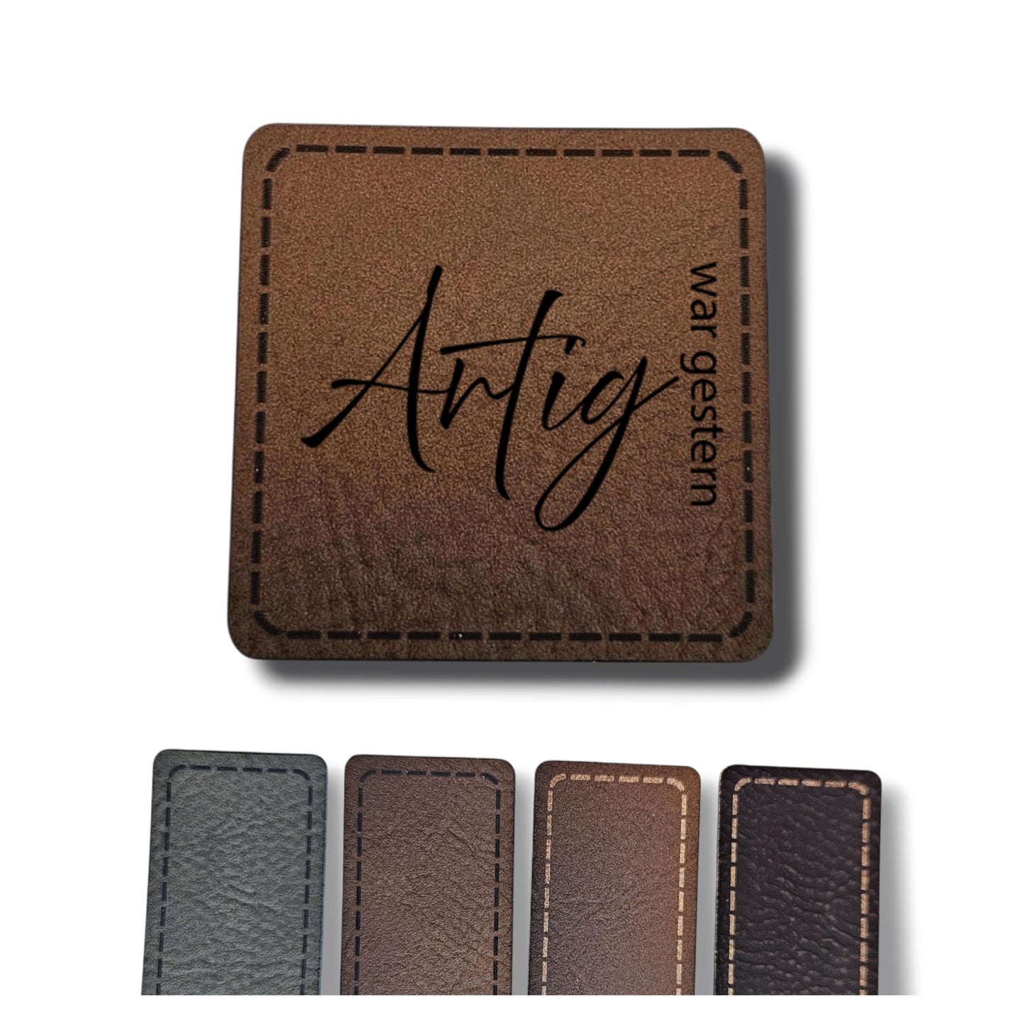 Kunstleder Patch - Artig! War gestern