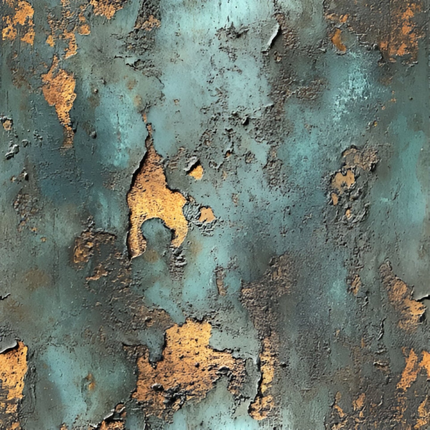 Auktion - 0,5m Jersey - Grunge Real Dusty Blue/Gold