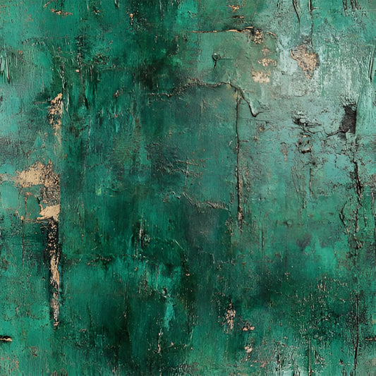 Auktion - 0,5m Jersey - Grunge Real Smaragt