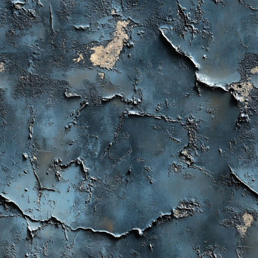 Auktion - 0,5m Jersey - Grunge Real Dunkelblau