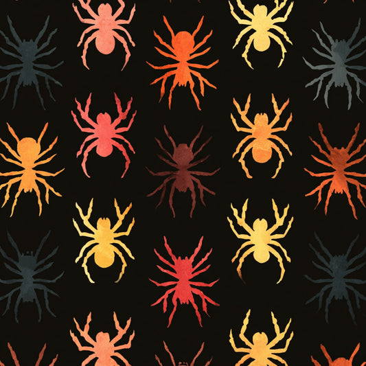 Spinnen Schwarz/Bunt 1