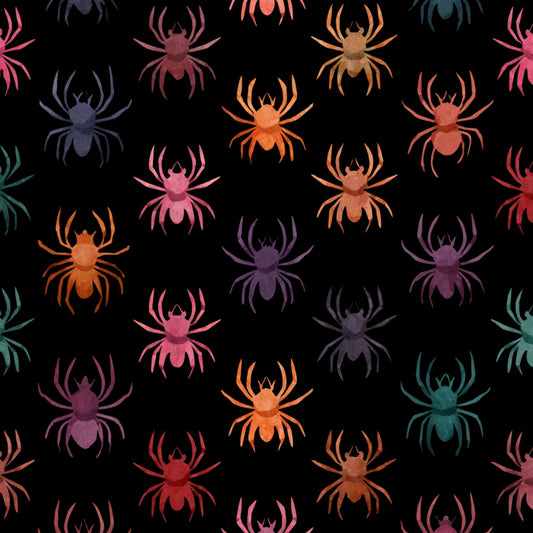 Spinnen Schwarz/Bunt 3