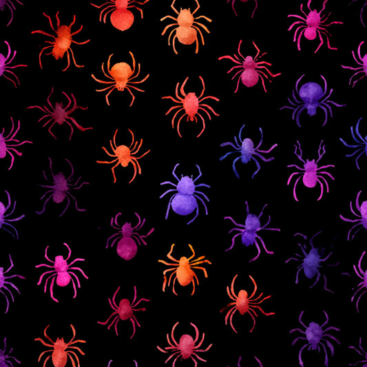 Spinnen Schwarz/Bunt 4