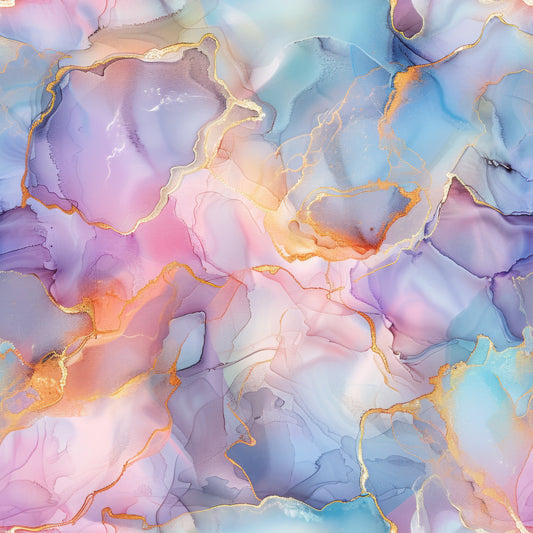 Auktion - 0,5m Jersey - Watercolour TInte Bunt 4