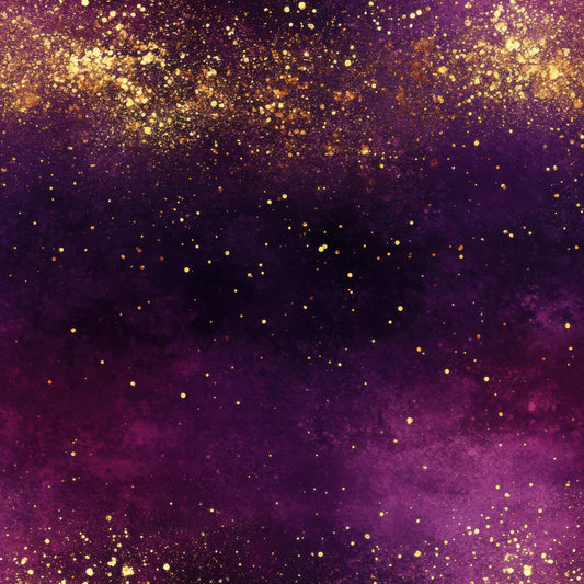 Auktion - 0,5m Jersey - Watercolour Gold/Lila