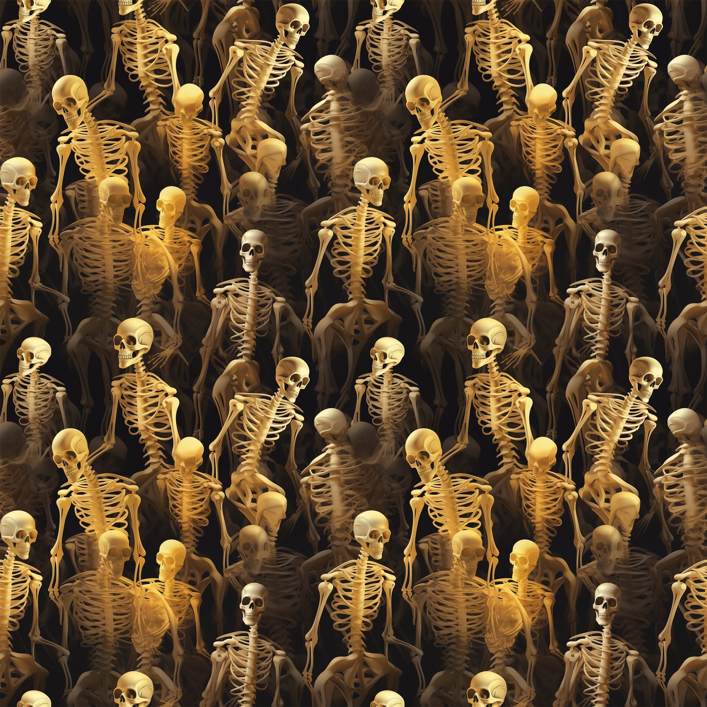 Auktion - 0,5m Jersey - Halloween Skelett